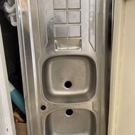 سینک ظرفشویی رو کار با ابعاد 120*60