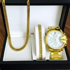 ست ویژه مردانه طلایی با تخفیف ویژه پرداخت در محل