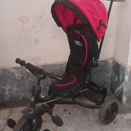 سهچرخه کودک لوتوس دلیجان با طراحی کالسکهای