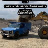 نیسان کمپرسی ؛ حمل ماسه ، فیلر ، شسته ، نخودی و بادامی