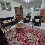 مبل پارچه ای مخمل 7 نفره با قیمت مناسب در حد نو