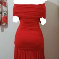 لباس مجلسی قرمز نو