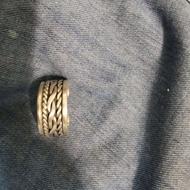 انگشتر نقره مردانه مدل یونانی