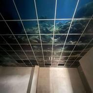 کار کناف سقف کاذب اسمان مجازی تایل 60*60