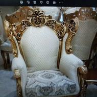 مبلمان 7 نفره و غذا خوری 8 نفره با میزو جلو مبلی