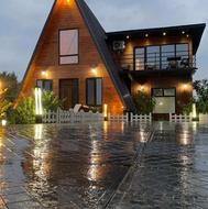 کلبه فنلاندی با جکوزی مدرن لفور