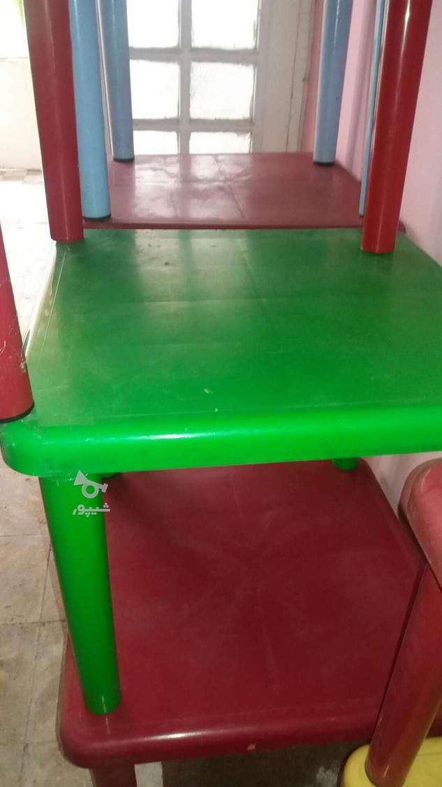 فروش وسیله بازی تعدادی میز و صندلی تشک ورزشی .توپ استخر.
