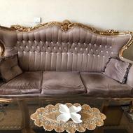 مبلمان کلاسیک استیل 9نفره چوبی