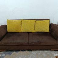 مبلمان 7 نفره از لحاظ کف مبل و چوب ضمانت میکنم