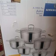 سرویس قابلمه استیل کرکماز ترکیه اصل