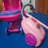 کالسکه، چرخ خیاطی ، اتو و جارو برقی ولبوبو