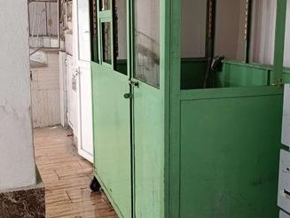 دکه آهنی نو ابعاد دو در یک و 1/5چرخدار 250کیلو