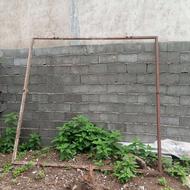 درب حیاطی بزرگ به همراه چهار چوب کامل