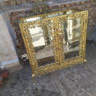 آینه و شمعدان و کنسول برنز