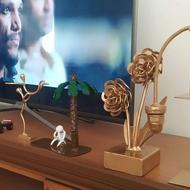 ساخت مجسمه دکوری دست ساز اهن فلزی