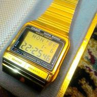 کاسیو دیتا بانک ژاپنی طلایی فلزی