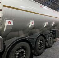 تریلی تانکر حمل سوخت سه محور