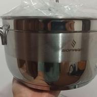 سرویس قابلمه 10 پارچه استیل سوفرام(sofram) ترکیه مدل سافت