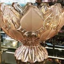 کریستال اجیل خوری چشم‌گاوی انتیک صورتی