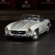 ماکت فلزی مرسدس بنز 300sl رودستر مقیاس 1/18
