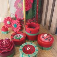 شمع های طرح یلدایی