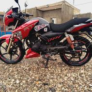 اپاچی 160 پلاک ملی مدارک اماده انتقال بیمه فعال