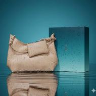 کیف چرم کرم رنگ