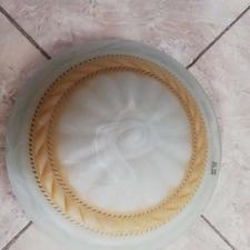 حباب دو لامپی بزرگ وشیشه ای