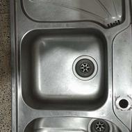 سینگ استیل ظرفشویی توکار دوکاسه