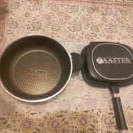 ماهیتابه گریل دو طرفه و ماهیتابه تفلون