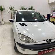 پژو 206 SD (صندوق دار) 1391 سفید کم کار