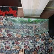 آکواریوم شیشه خم سالم