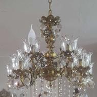 فروش لوستر برنز 5 شاخه 10 شعله