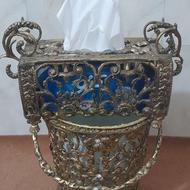 ست جا دستمال کاغذی و سطل