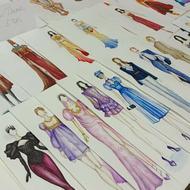 پذیرش اتود های طراحی لباس و جنسیت سازی