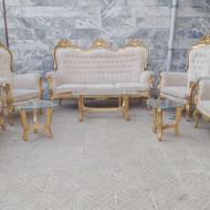 مبل سلطنتی 9نفره همراه میزدرحدنو