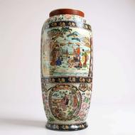 گلدان چینی گل و نقاشی