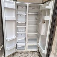 فروش یخچال فریزر ساید بای ساید رنگ سیلور