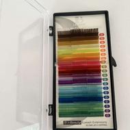 پلت مژه رنگی