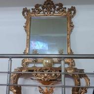 اینه کنسول چوبی