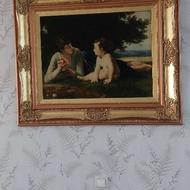 تابلو فرش ابریشم دست باف