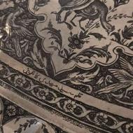 سینی قلمزنی درجه یک وقدیمی بانقشهای بسیارمتفاوت