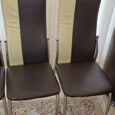 صندلی پایه استیل مناسب میز غذاخوری و آشپزخانه