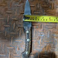 کارد تیغه کنس بلبرینگ دسته چوب گروه حکاکی شده کار دست