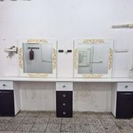 اینه و کنسول ارایشگاه