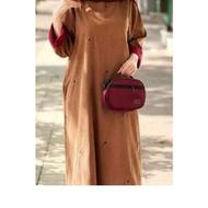 مانتو کبریتی گلدوزی بلند پاییزه