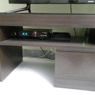 میز تلویزیون دو تکه چوبی با دو کشو