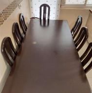 میز نهارخوری با 8 صندلی
