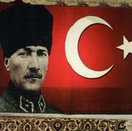 تابلو فرش طرح آتا تورک