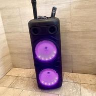 اسپیکر چمدانی 16 اینچ / میکروفون شارژی/ ریموت دار نو